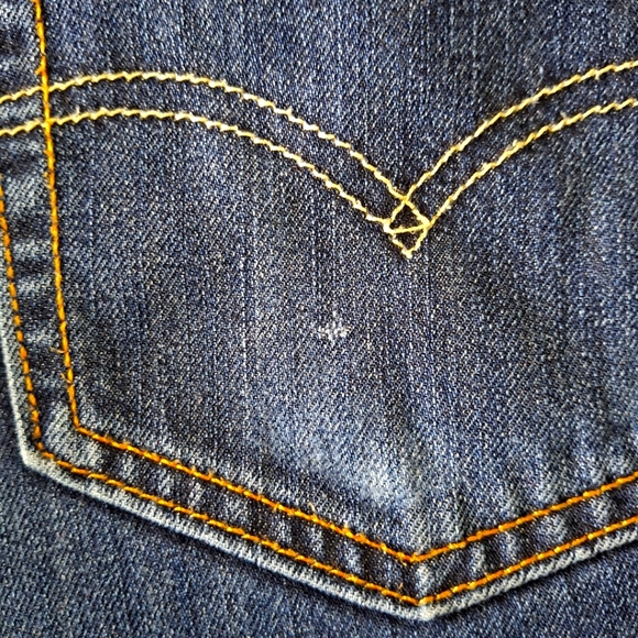 Levis 511 32W 34L Jeans Dark Wash Straight Leg - Picture 8 of 9